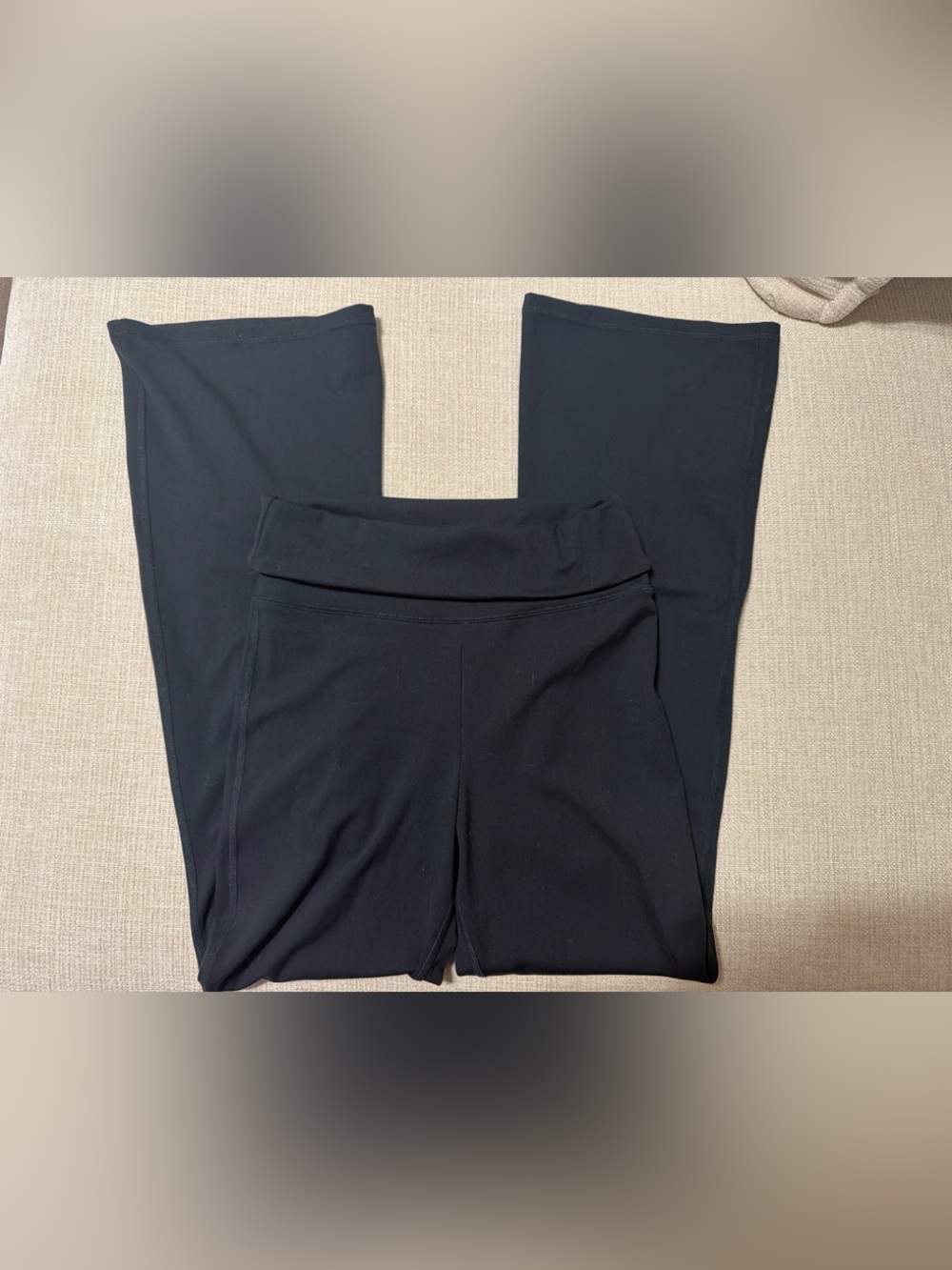 abercrombie kids Black Wide-Leg Pull-On Pants